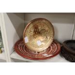 Two lustre ware decorated bowls.