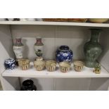 A quantity of Chinese pottery and porcelain.