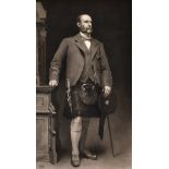 Hubert Von Herkomer (1849-1914) British, a Highland gentleman, mezzotint, signed in pencil, 29" x