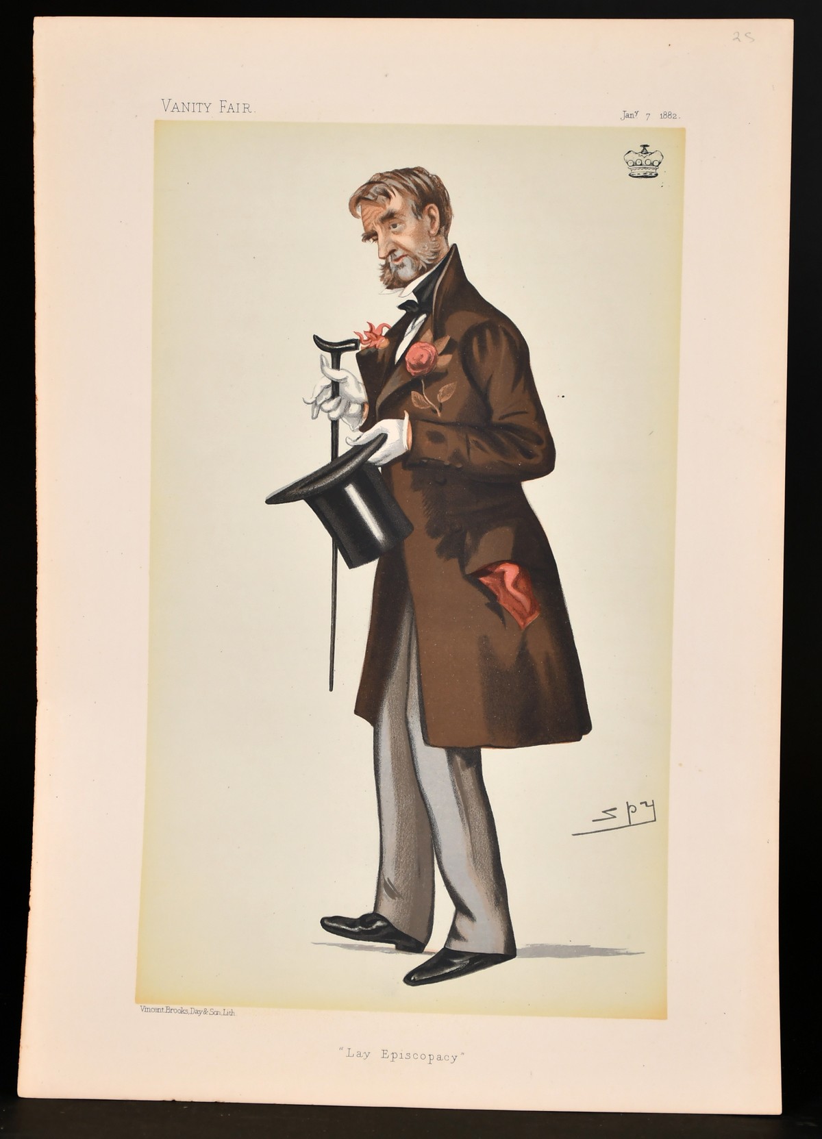 A collection of Vanity Fair prints depicting finely dressed gentlemen with various articles - Image 3 of 4