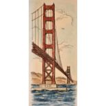 Frank Duarte (1909-1997) American, Three prints depicting iconographic images of San Francisco '