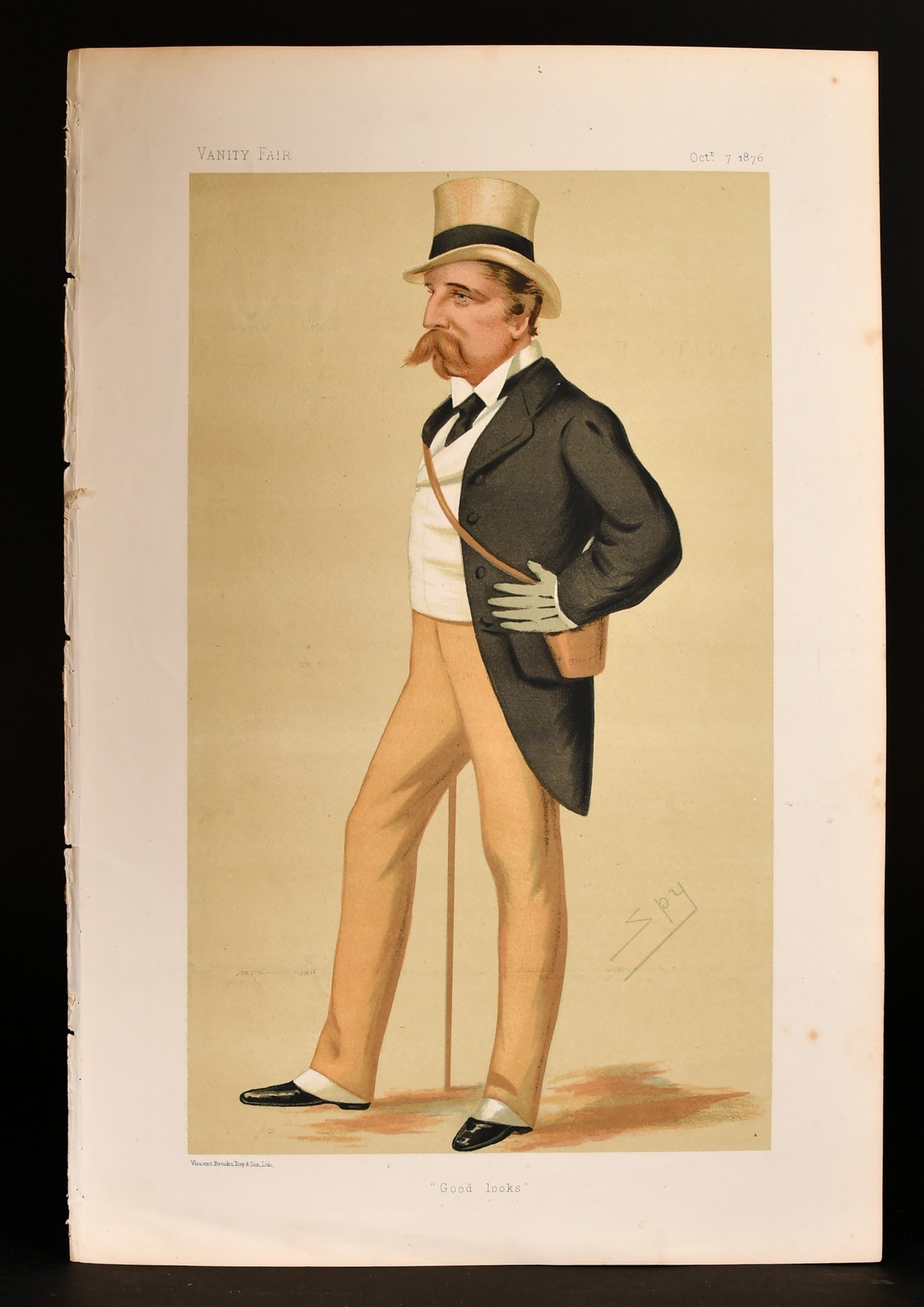 A collection of Vanity Fair prints depicting finely dressed gentlemen with various articles - Image 2 of 4