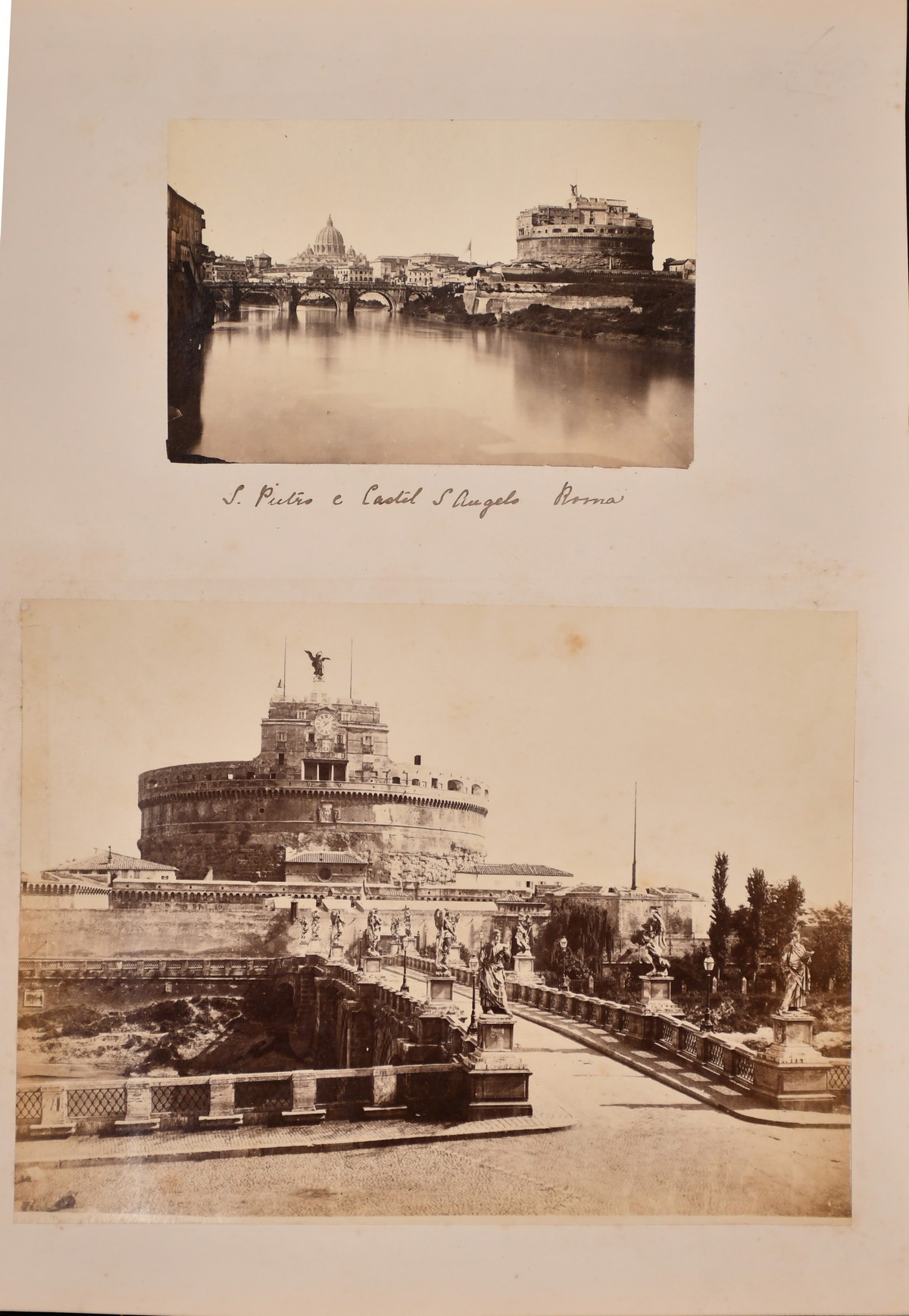 A collection of 19th century Albumen views of Italian landmarks, Albumen prints, variously - Image 2 of 4