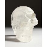 A CRYSTAL SKULL 4.5 ins