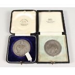 THE ROYAL WELSH AGRICULTURAL SHOW TWO SILVER MEDALS won by Sir D.R. Llewellyn 1925 - 1930.