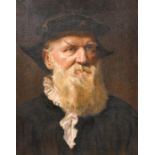 Circle of Fred Roe, circa 1907, A portrait of a bearded gentleman, oil on canvas, signed verso