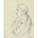 19th century, A lithograph of the actor Charles Kemble, circa 1805, 8.5" x 6.5".