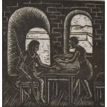 Hermann Fechenbach (1897-1986) German, A group of biblical woodcuts, signed numbered and stamped,