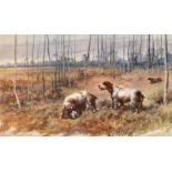 Maud Earl (1863-1943), two prints of working dogs, print, signed and inscribed, 14" x 8.5".