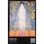 A poster advertising 'Vienna 1900' at the Neue Gallery New York, circa 2011, 36" x 24".