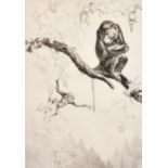 Leonard Robert Brightwell (1889-1983) British, 'No Monkeying', drypoint etching, signed in pencil,