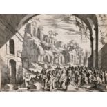 After Melchior Kusell, A collection of 18 old master engravings, 6" x 8", (18), (unframed).