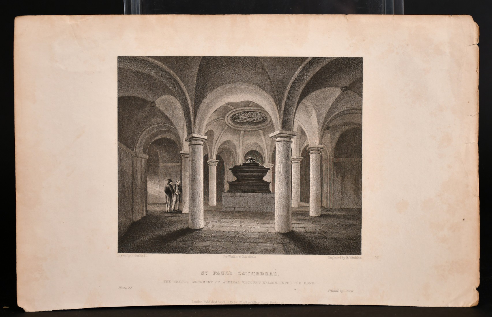 A collection of 19th century engravings of St Paul's Cathedral including 'Interior of the Dome, - Image 4 of 4