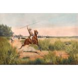 After T. Ivester Lloyd, A pair of prints of colonial hunting scenes, each 11" x 17".