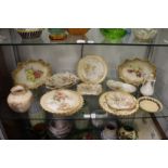 Doulton and Worcester blush ivory plates and other items.