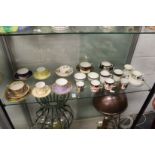 A quantity of Royal Crown Derby cups, saucers, tygs etc.