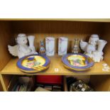 Decorative china and other items.