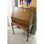 An oak bureau.