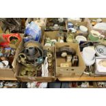 Miscellaneous collectables to include clocks, oil lamps, brassware etc.etc.