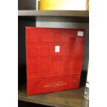 Champagne Bollinger, a boxed set to include a bottle and pair of glasses.