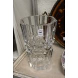 A good large Baccarat cut glass vase.