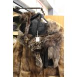 A ladies' small fur cape.