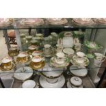 Paragon and other decorative tea ware and china.