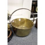 A brass preserve pan.