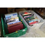 Two boxes of books relating to militaria.