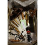 A good collection of woodworking tools.