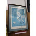 A signed Kevin Keegan print.