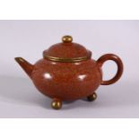 A 19TH CENTURY CHINESE YIXING TEAPOT AND COVER - FOR THE THAI MARKET - For the Thai market, the