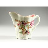 A WORCESTER HIGH CHELSEA EWER painted with Chinese style flowers