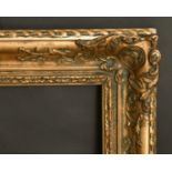 A 19th/20th century gilt composition frame, rebate size 31.5" x 31.5", 80 x 80cm.