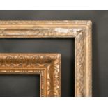 An early 20th century continental gilt composition frame, rebate size 21" x 18.5", 53.25 x 47 cm,