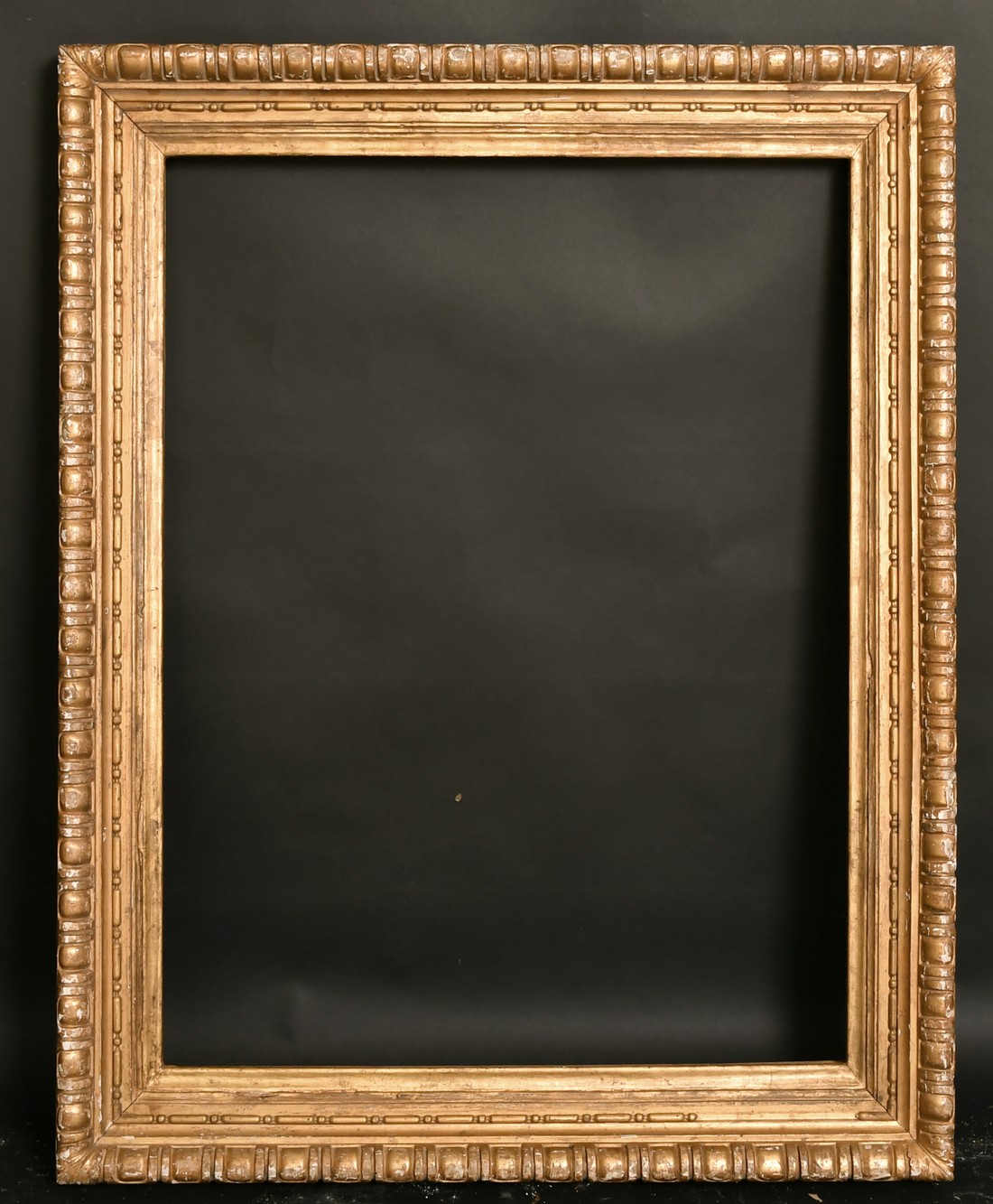 A 19th century carved giltwood frame, rebate size 30" x 23", 76.25 x 58.5 cm. - Image 2 of 3