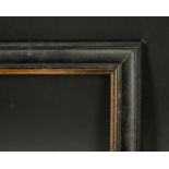 A set of four 18th century ebonised frames, rebate size 6.5" x 5.5", 16.6 x 14 cm, (4).