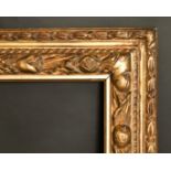 A 19th century carved gilt composition frame, wide rebate, 24" x 32", 60 x 80cm.