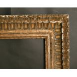 A 19th century carved frame, 28" x 42", 71 x 106.75 cm, very wide rebate would also fit 26" x 40",