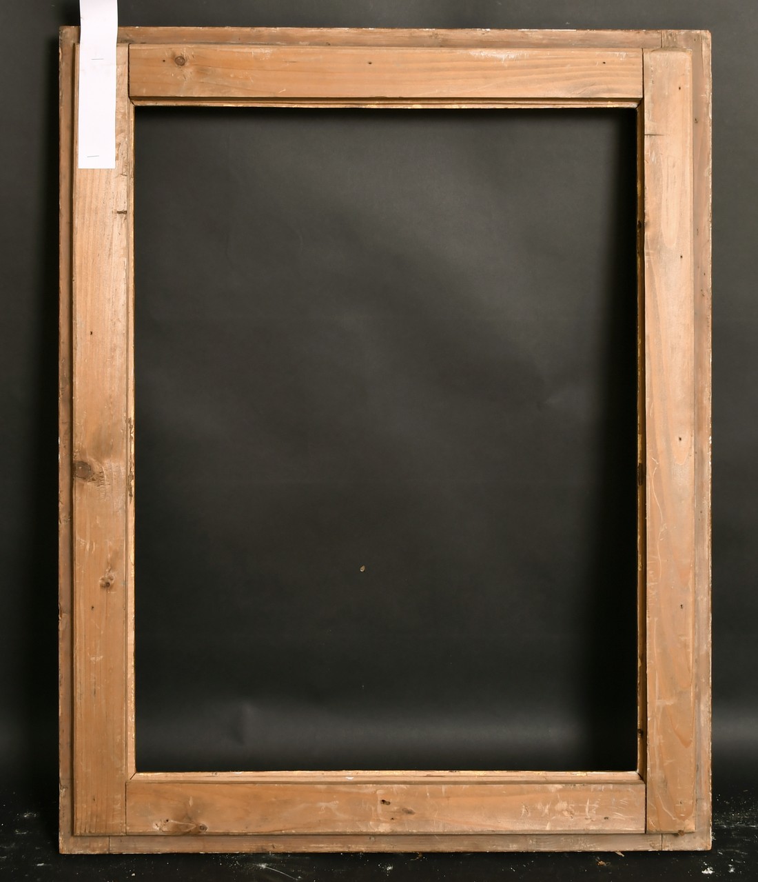 A 19th century carved giltwood frame, rebate size 30" x 23", 76.25 x 58.5 cm. - Image 3 of 3