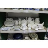 A quantity of dinner ware etc.