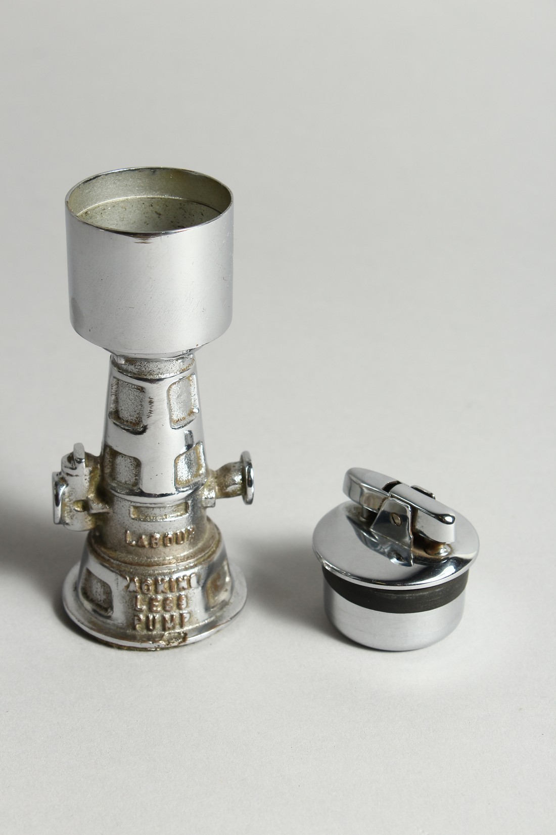 A RARE RONSON LIGHTHOUSE LIGHTER, stamped 'LABOUR' 5ins high. - Image 9 of 9