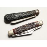 TWO SHEFFIELD WOSTERHOLM PEN KNIVES