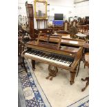 A JOHN BROADWOOD & SONS ROSEWOOD CASED GRAND PIANO.