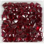 A BOX OF GARNET LOOSE STONES