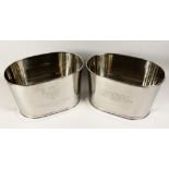 A PAIR OF LILY BOLINGER COOLERS 16ins long