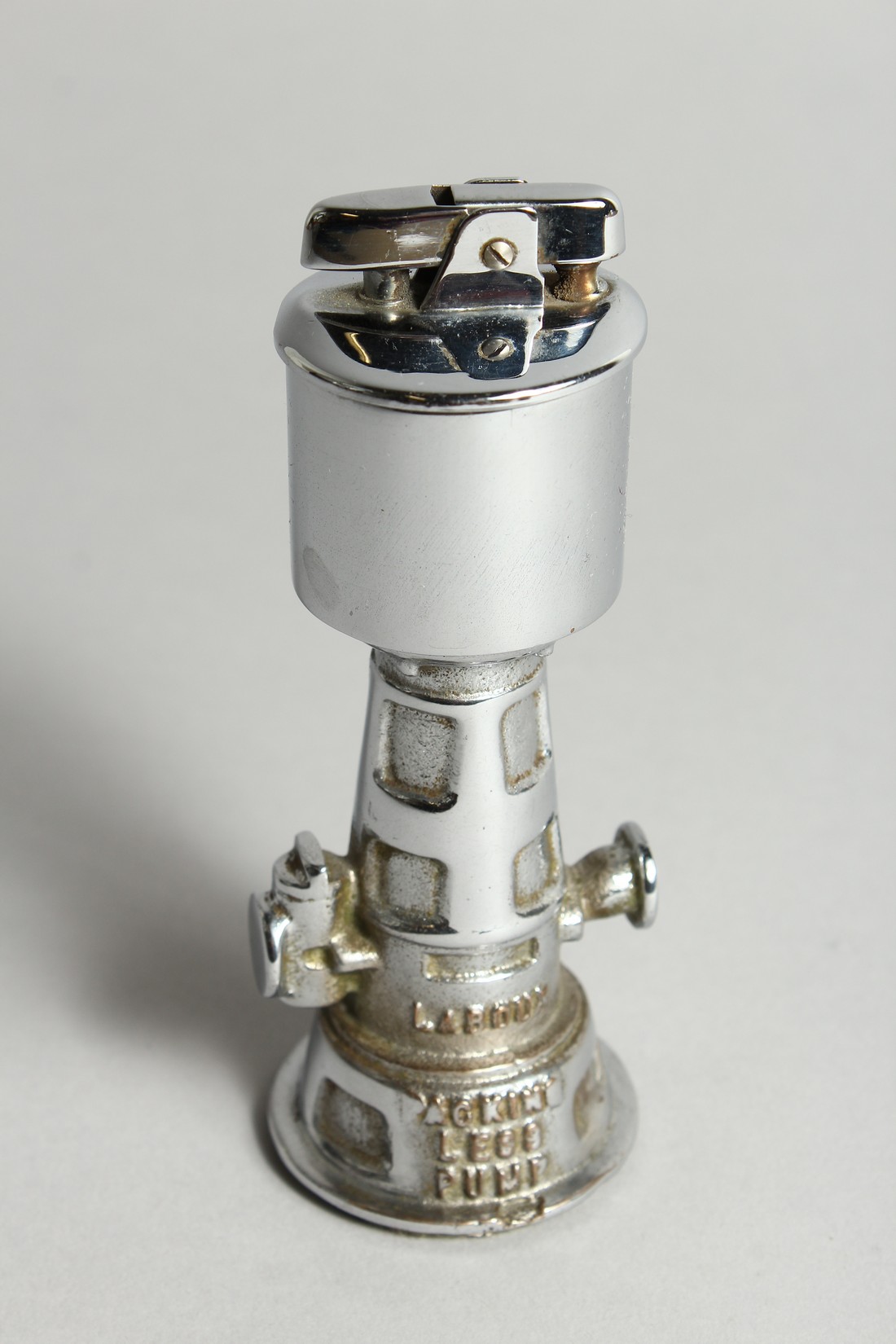 A RARE RONSON LIGHTHOUSE LIGHTER, stamped 'LABOUR' 5ins high. - Image 4 of 9