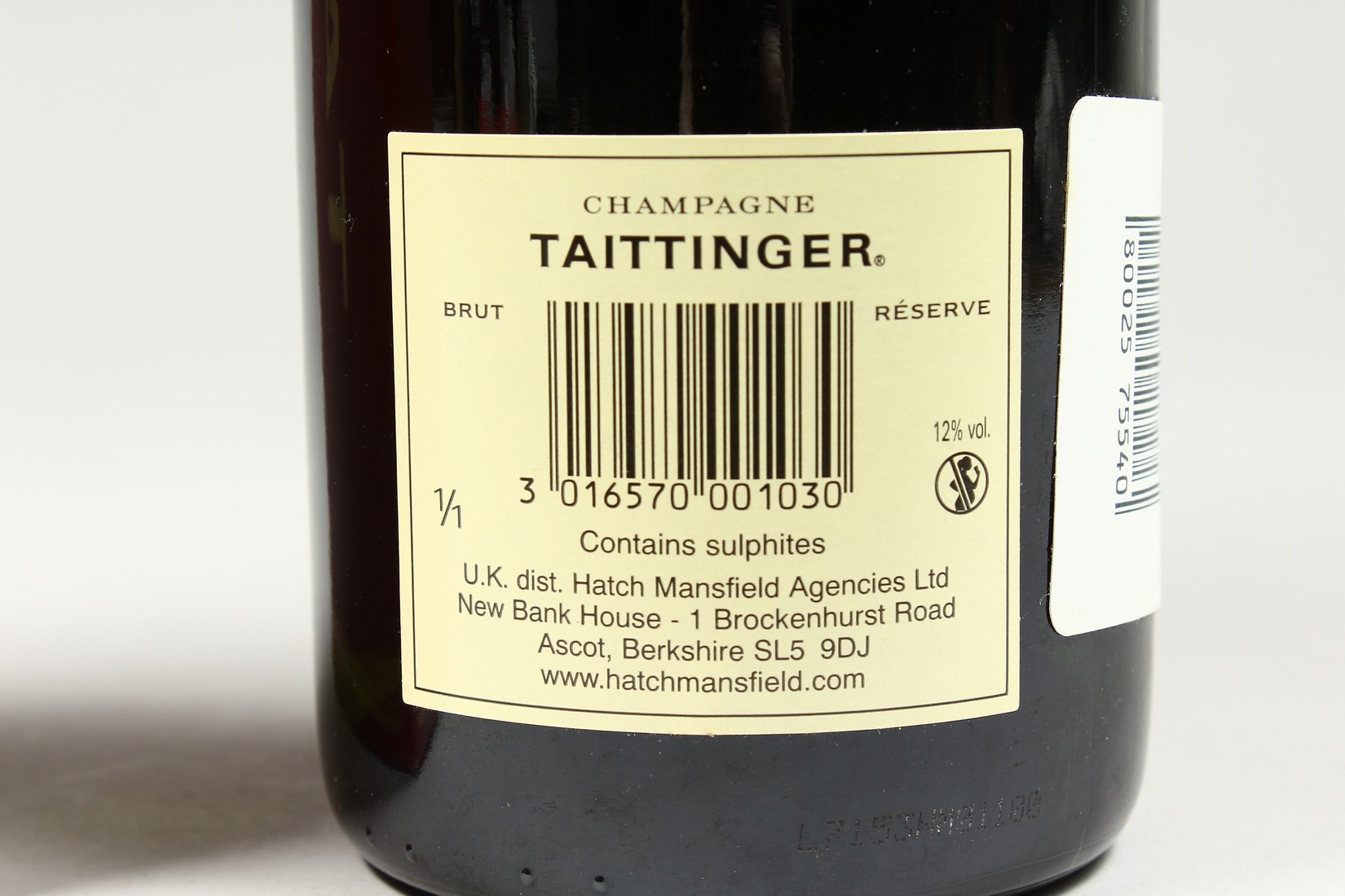 A BOTTLE OF TATTINGER CHAMPAGNE in an unopened box. - Image 5 of 8