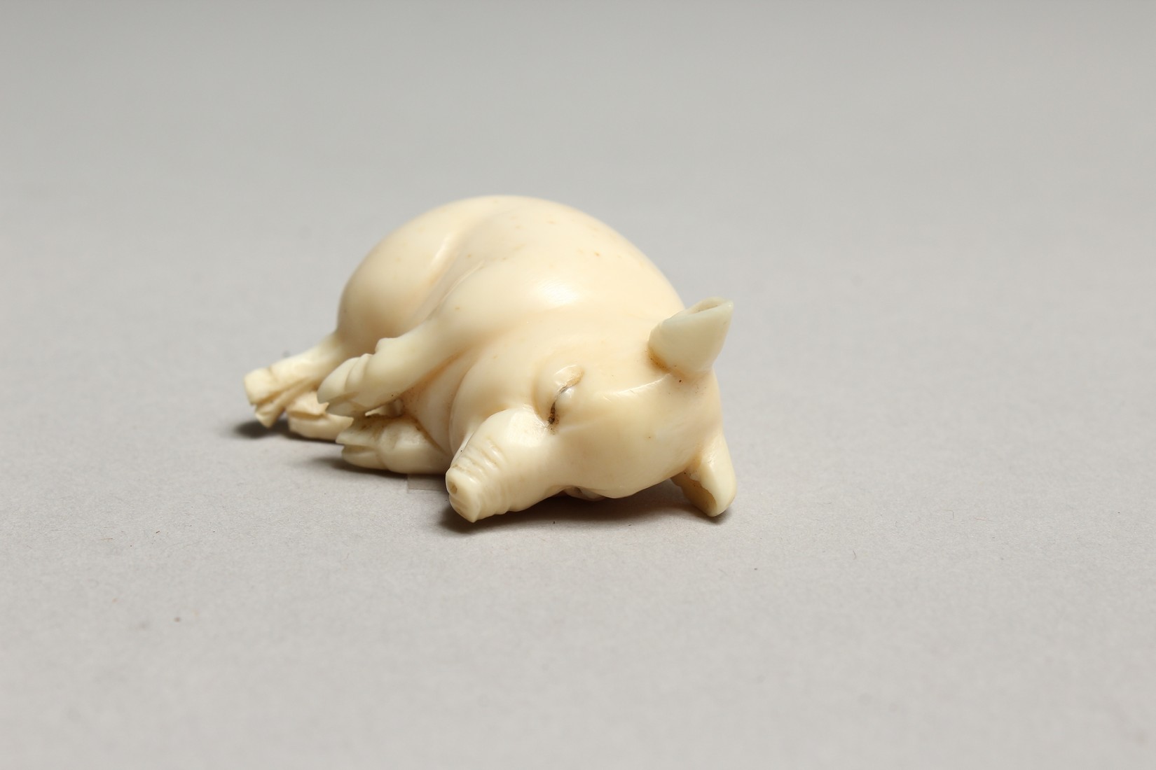 AN IVORY LUCKY PIG, GARRET & SONS, PICCADILLY. 1ins. - Image 4 of 7