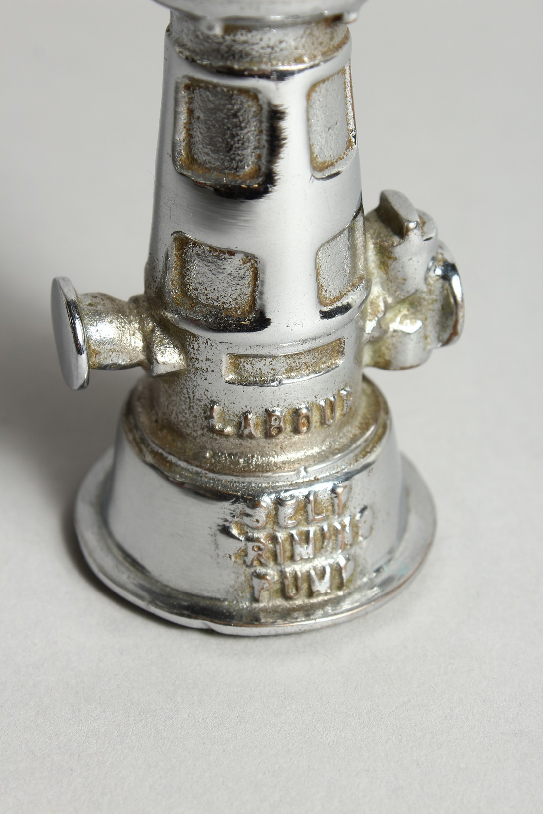 A RARE RONSON LIGHTHOUSE LIGHTER, stamped 'LABOUR' 5ins high. - Image 3 of 9